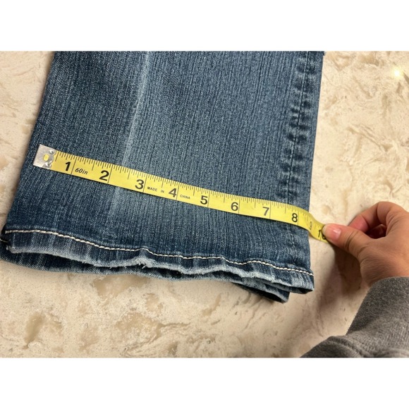 Miss Me Jeans Mid Rise Curvy Boot Size 33 Med Wash - Picture 9 of 11